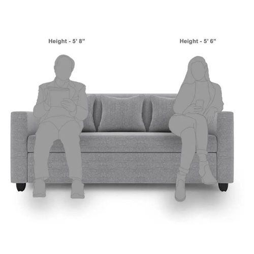 Detec™Mali Fabric Light Grey Sofa Set