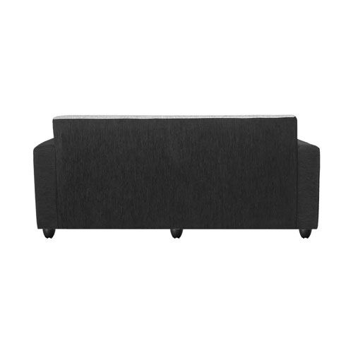 Detec™Tulip Fabric Sofa Set Black Grey