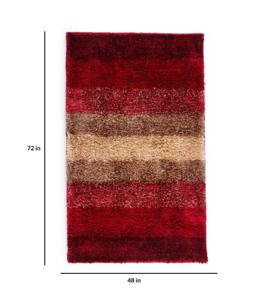 Detec™ Stripes Pattern Polyester Rug