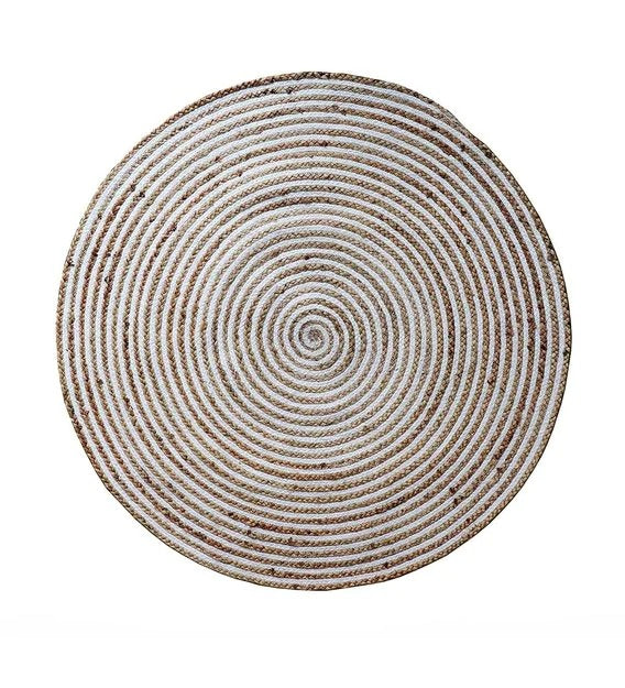 Detec™ Stripes Pattern Jute Hand Woven Rug