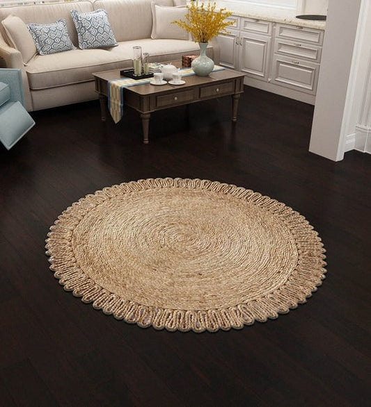 Detec™ Plain Solid Jute Rug