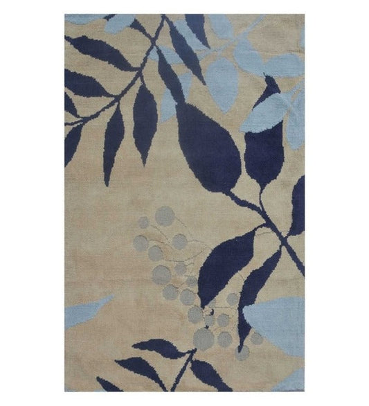 Detec™ Floral Pattern Polyester Hand Tufted Rug