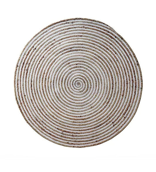 Detec™ Stripes Pattern Jute Hand Woven Rug