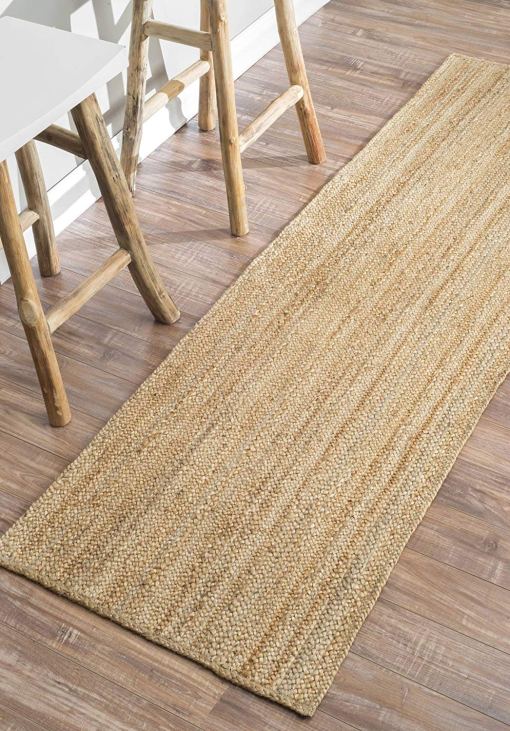 Detec™ Natural Organic Jute Handmade Braided Rugs 