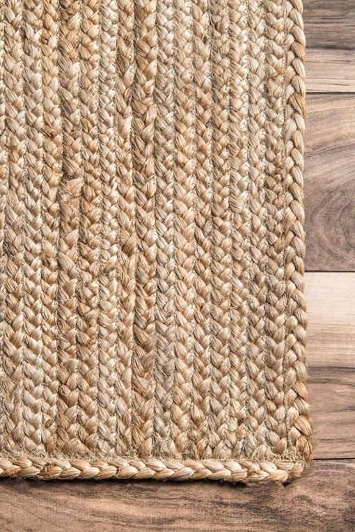 Detec™ Natural Organic Jute Handmade Braided Rugs 