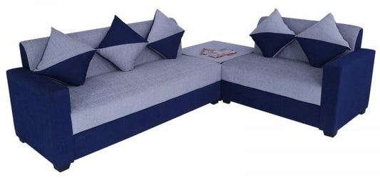 Detec™Cyprus L Type Fabric Sofa Set